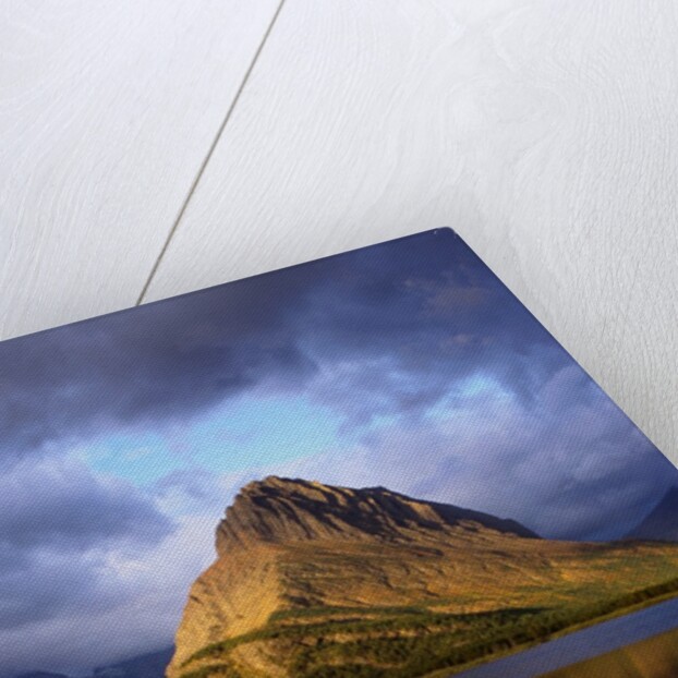 Grinnel Point Reflected in Swiftcurrent Lake by Anonymous