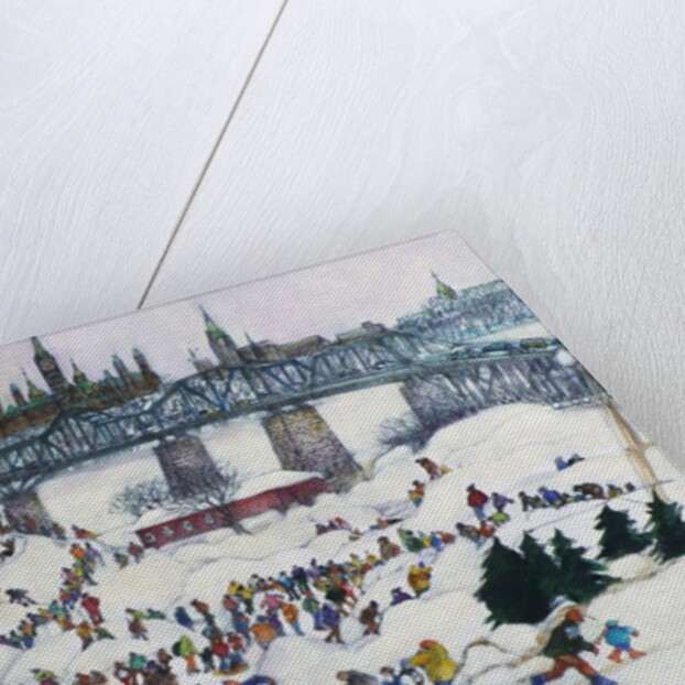 Winterlude, Pirovik - Ottawa-Hull, Canada by Franklin McMahon