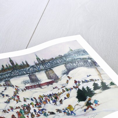 Winterlude, Pirovik - Ottawa-Hull, Canada by Franklin McMahon