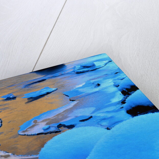 Ice and Snow on a Beach by Anonymous