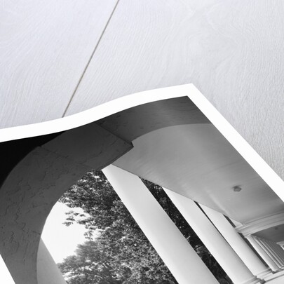 Colonnade and Portico at the Academical Village, University of Virginia, Charlottesville by Anonymous