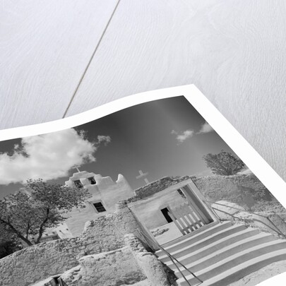 Entrance to the San Jose de la Laguna Mission by Corbis