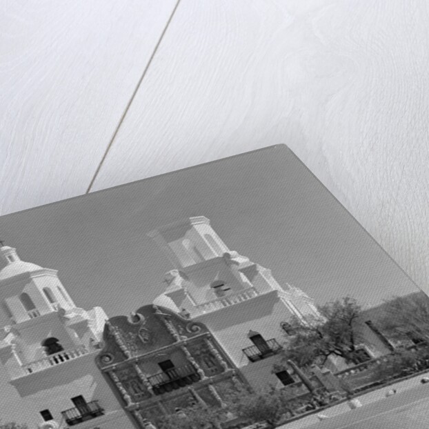 Facade of the Mission Church of San Xavier del Bac by Anonymous