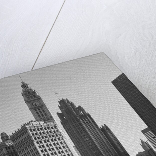 Wrigley Building and the Tribune Tower by Anonymous