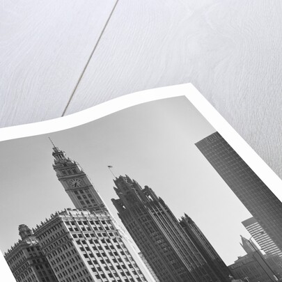 Wrigley Building and the Tribune Tower by Anonymous