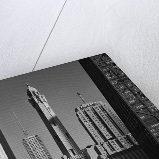 Old Water Tower, Playboy Building, and John Hancock Center by Anonymous