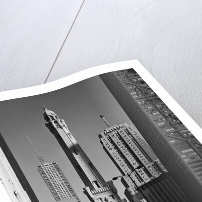 Old Water Tower, Playboy Building, and John Hancock Center by Anonymous