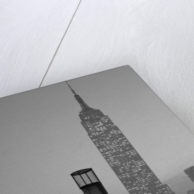 Empire State Building at Night by Anonymous