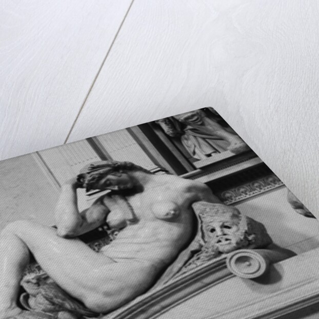 Detail of Night from the Tomb of Giuliano de' Medici by Michelangelo Buonarroti