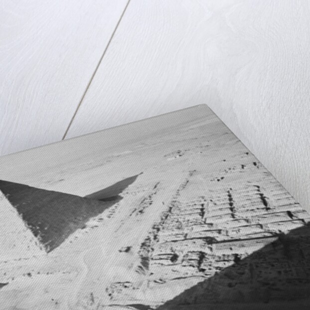 The Pyramid of Khafre as Seen from the Great Pyramid by Anonymous