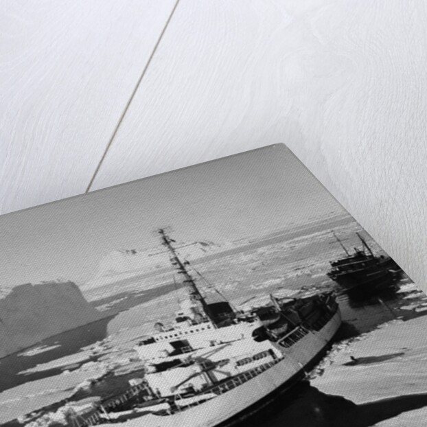 U.S. Coast Guard Ice Breaker in Arctic by Anonymous