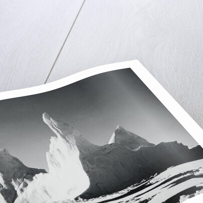 Iceberg Rising From Arctic Waters by Anonymous