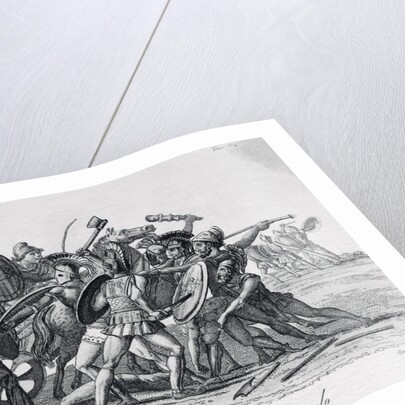 Illustration of Homeric Battle by Anonymous