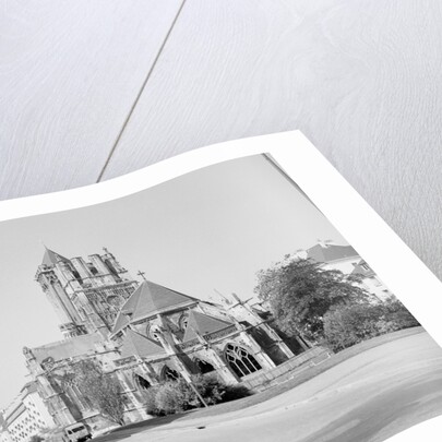View of Damaged Church by Anonymous