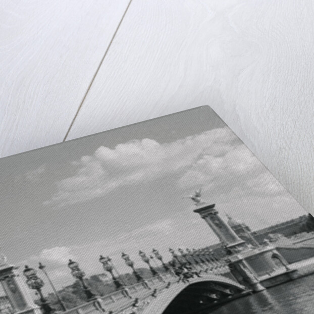 View of Pont Alexander III Bridge Scene by Anonymous
