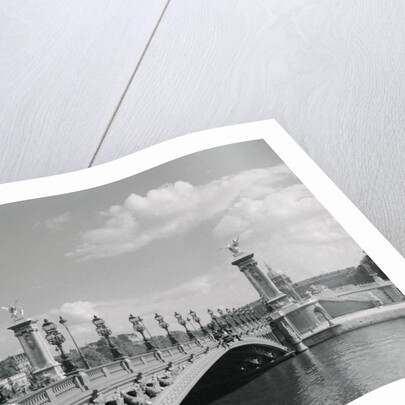 View of Pont Alexander III Bridge Scene by Anonymous