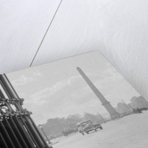 Place de la Concorde with Automobile in Foreground by Anonymous