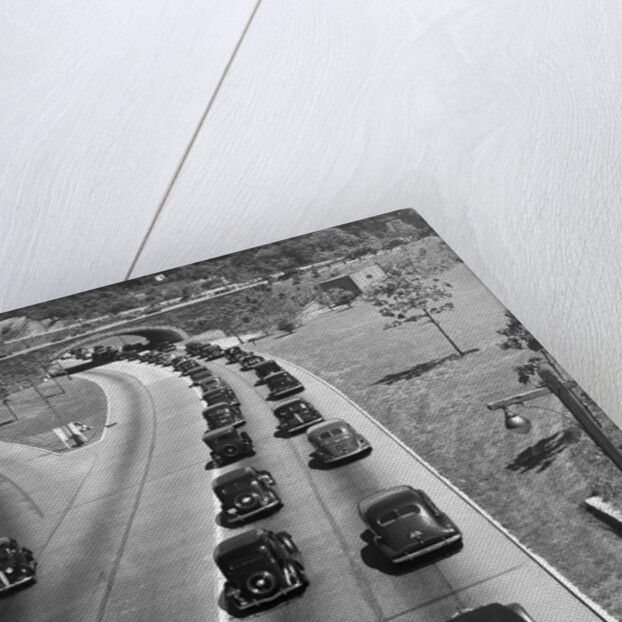 View of Traffic Jam on Grand Central Parkway by Anonymous