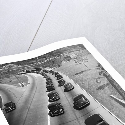 View of Traffic Jam on Grand Central Parkway by Anonymous