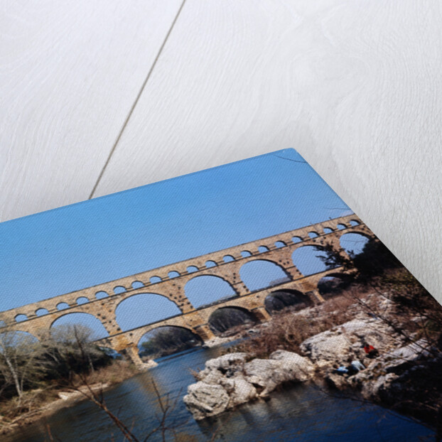 Pont du Gard Aqueduct in France by Anonymous