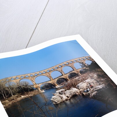 Pont du Gard Aqueduct in France by Anonymous