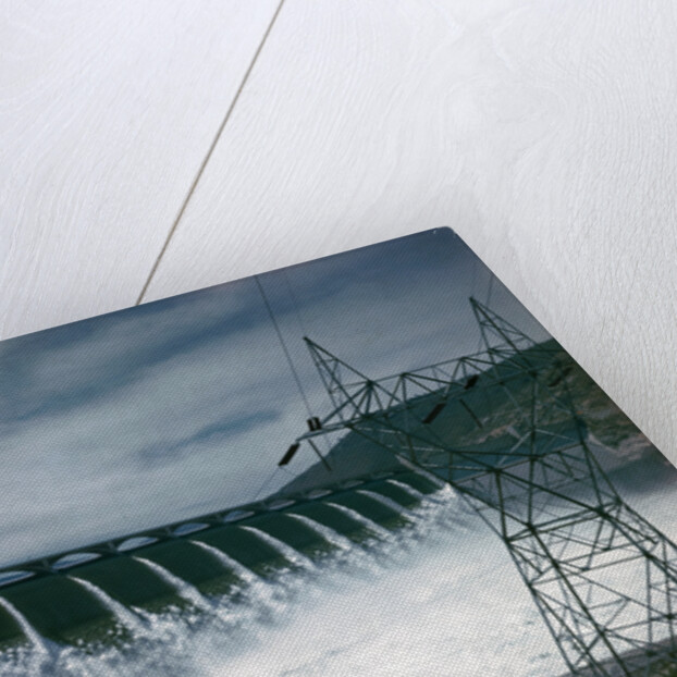 Water Flowing Over Spillway of Grand Coulee Dam by Anonymous