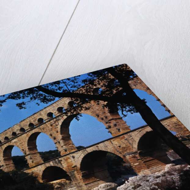 View of the Pont du Gard by Anonymous