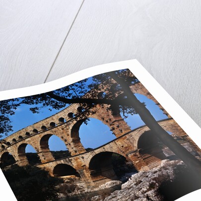 View of the Pont du Gard by Anonymous