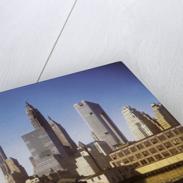 Skyline of New York City's Financial District by Anonymous