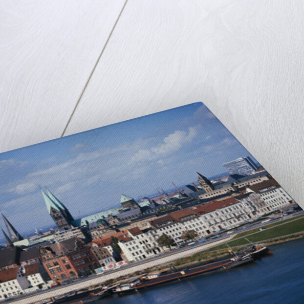 Weser River and Bremen in Germany by Anonymous