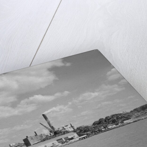 Papermill on York River by Anonymous