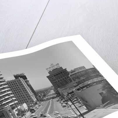 Capitol Records Building on Hollywood Street by Anonymous