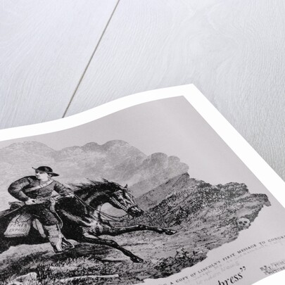 Rider for the Pony Express by Anonymous