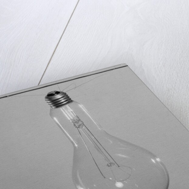 Incandescent Electric Light Bulb with Tungsten Filling by Anonymous