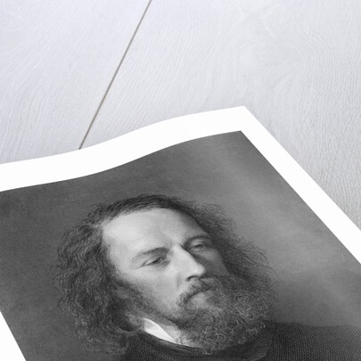 Portrait of English Poet Alfred Lord Tennyson by Anonymous