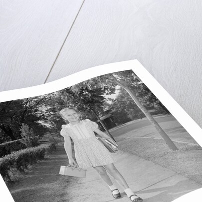 Schoolgirl Audrey Mack by Anonymous