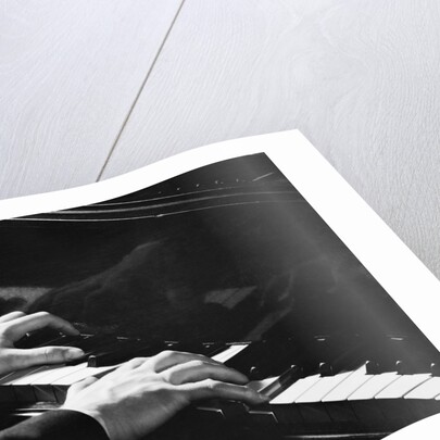 Hands Playing Keys of Chilton Piano by Anonymous