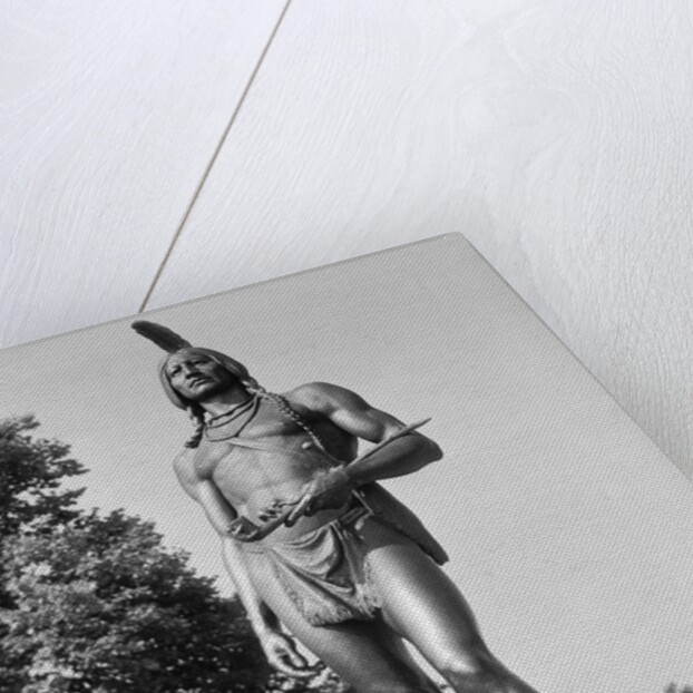 View of Statue of Massasoit by Anonymous