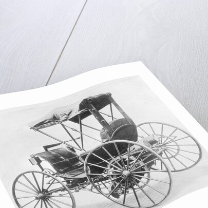 View of First Internal Combustion Motor Car by Anonymous