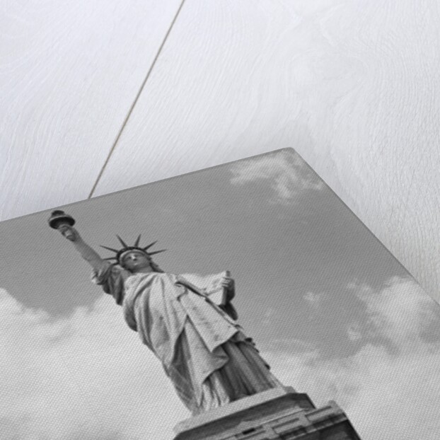 Upper View of Statue of Liberty by Anonymous