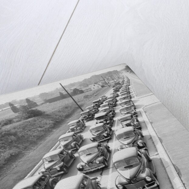 View of Cars in Heavy Traffic on Highway by Anonymous