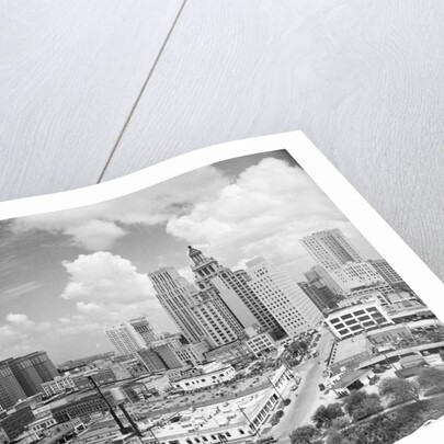 Skyline of Business Section of Houston, Texas by Anonymous