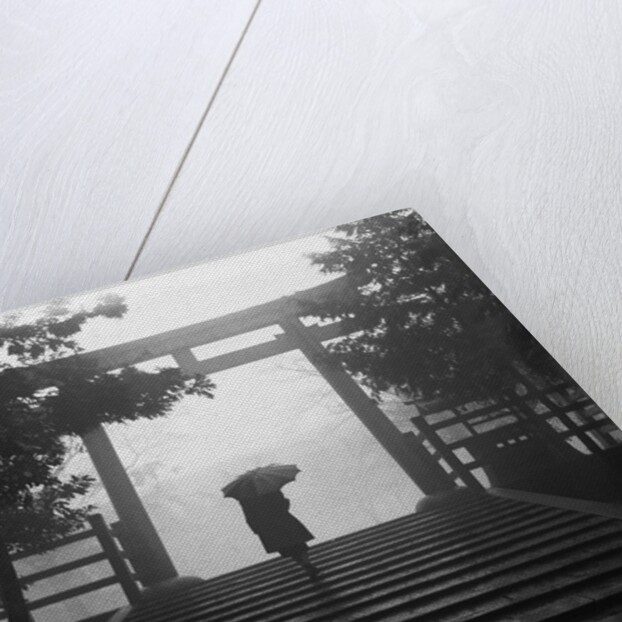 Walking Towards a Japanese Torii by Anonymous