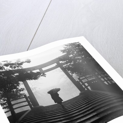 Walking Towards a Japanese Torii by Anonymous