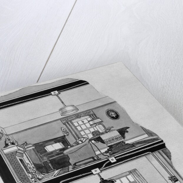 Illustration for Home of a Hundred Comforts Booklet by Anonymous