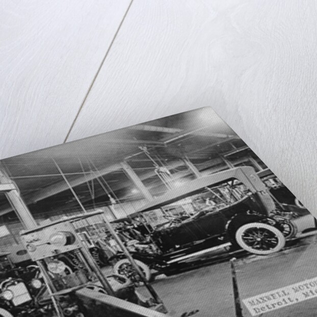 Automobile Assembly Area by Anonymous