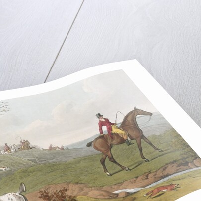 Huntsmen Remount as a Fox Breaks Cover by Anonymous