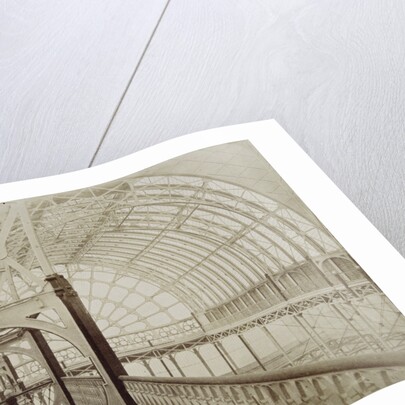 Photograph of Interior View Showing Upper Gallery in Crystal Palace, London by Philip Henri Delamotte