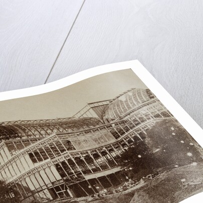 South End of Crystal Palace During Construction by Anonymous
