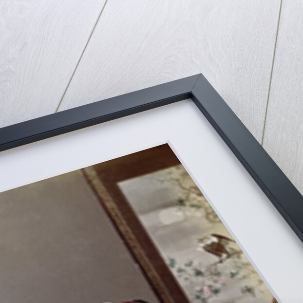 Three Japanese Girls Playing Traditional Japanese Instruments by Anonymous